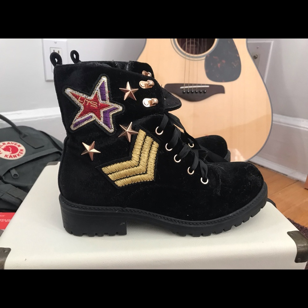 Nasty gal black army boots
